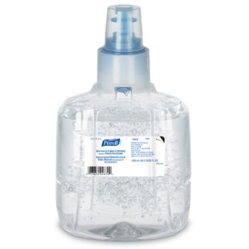 clear bottle, clear sanitizer, Purell brand